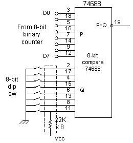 Comparator circuit diagram