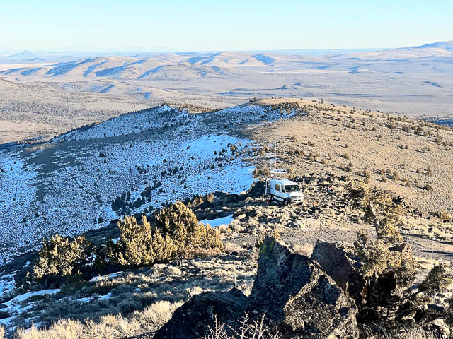 Expansive view from Glass Butte, Oregon