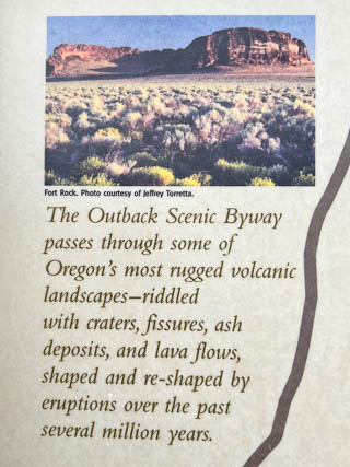 The Outback Scenic byway passes through some of Oregon's most rugged volcanic landscapes