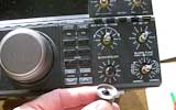 Installing front panel control knobs