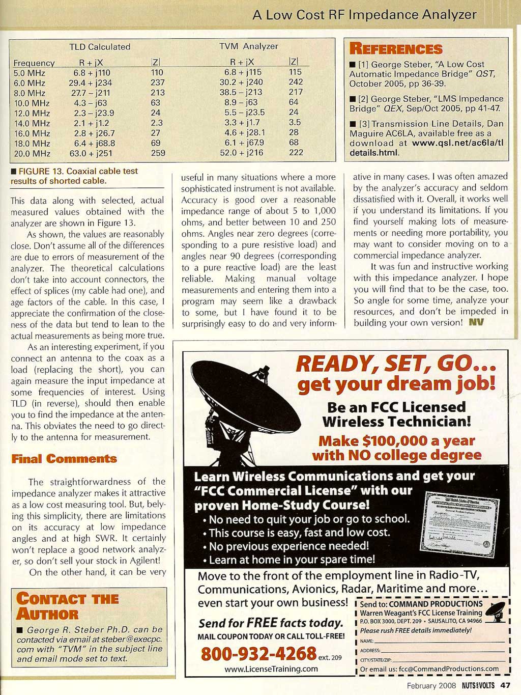 scanned page 47 from Nuts & Volts, Feb 2008
