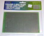package containing 'Euroman 3-hole island' circuit board by Velleman