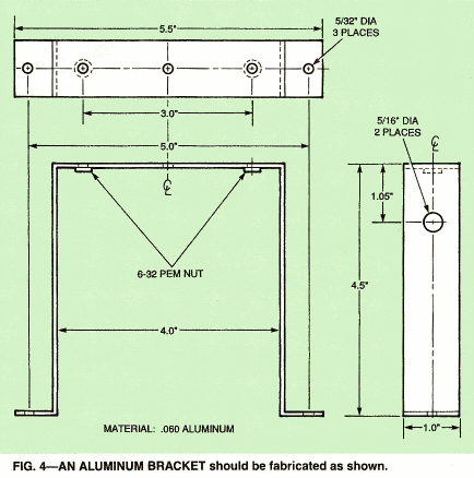 Figure 4 - aluminum bracket