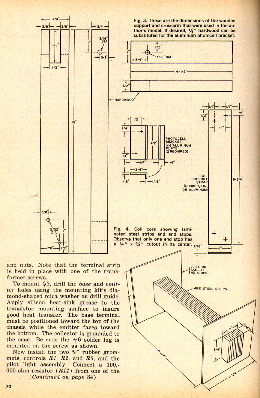 scanned page 70 from Popular Electronics, 1966