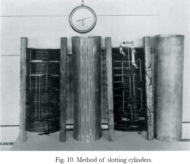 Figure 10, Method of slotting cylinders
