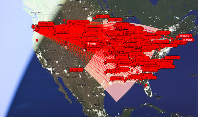 Propagation map for CN75