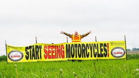 Big banner: Start seeing motorcycles